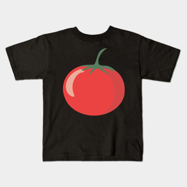 Fresh tomato cartoon style. Kids T-Shirt by Tjstudio